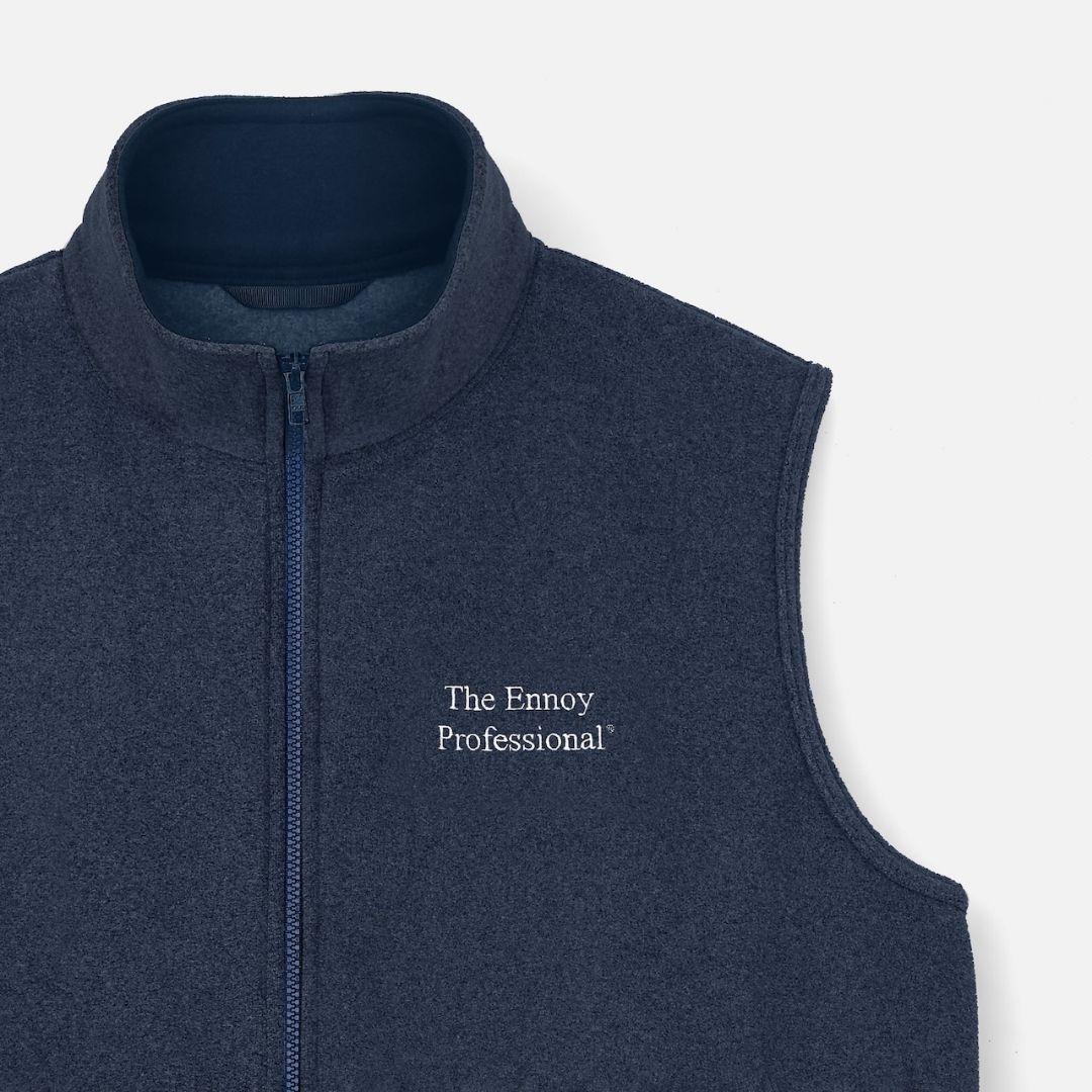 トップス PROFESSIONAL FLEECE VEST (NAVY) XXL
