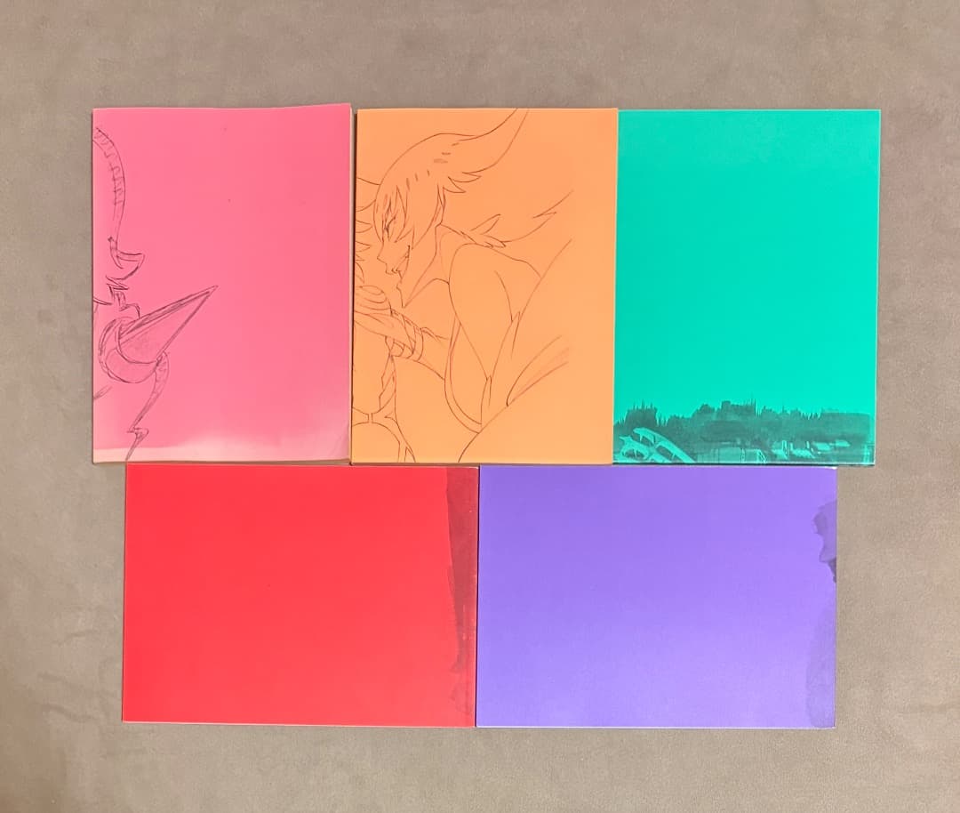 キルラキル 原画集 美術ボード集 5冊 セット