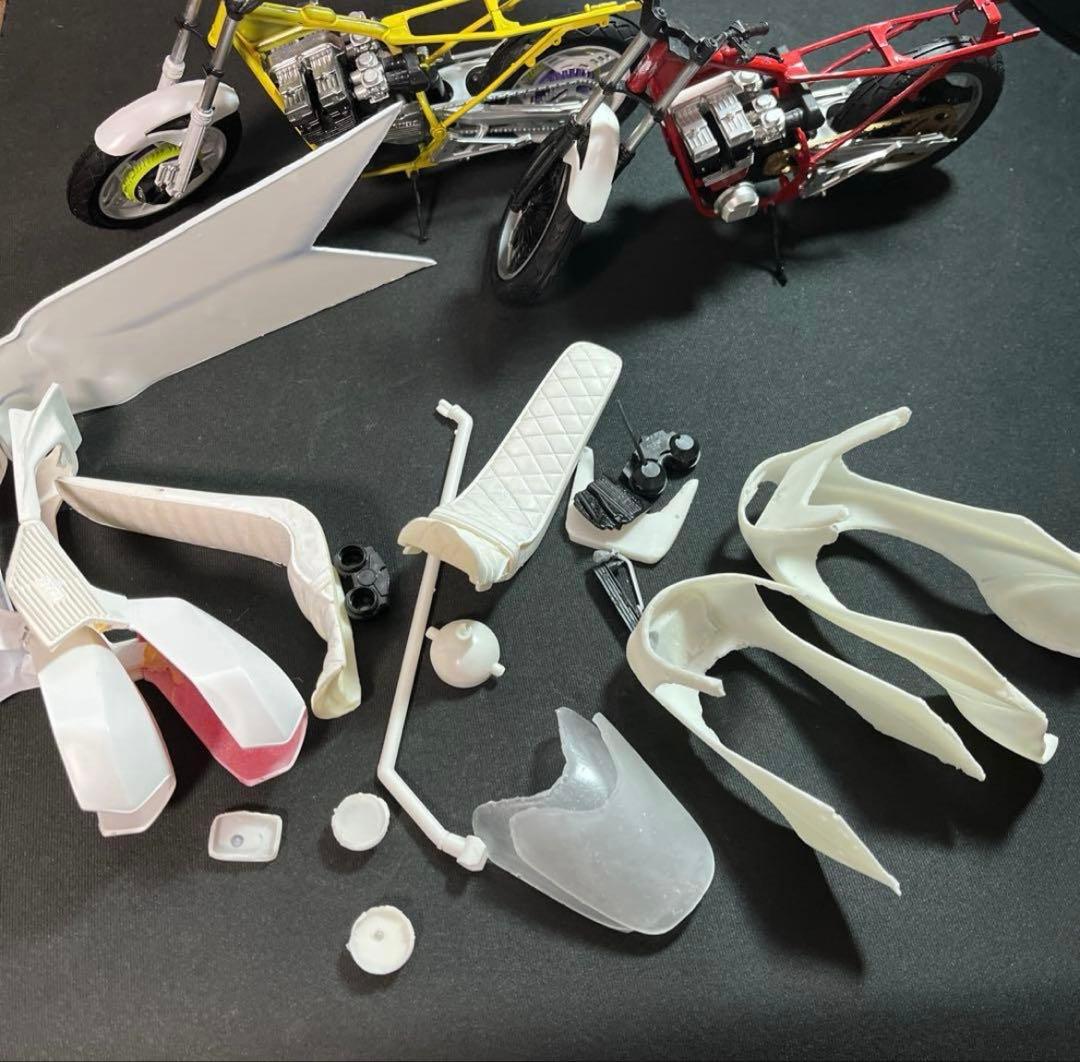 俺のマシン バイク プラモ 1/12 アオシマ CBX400F ジャンク