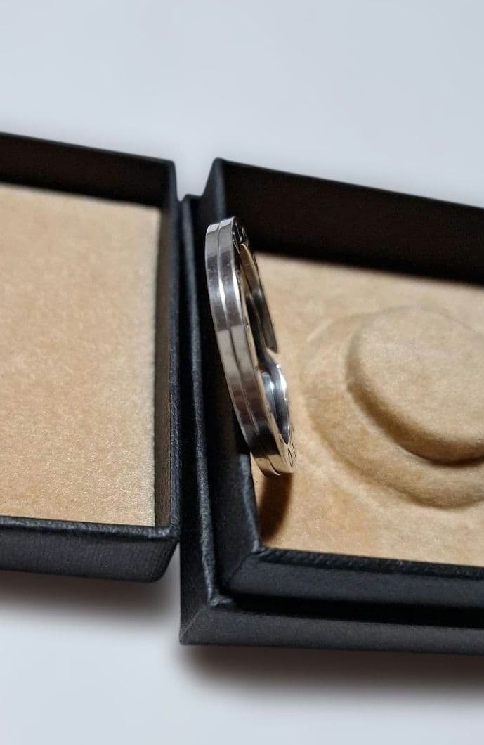 BVLGARI シルバーキーリング オリジナルボックス付き