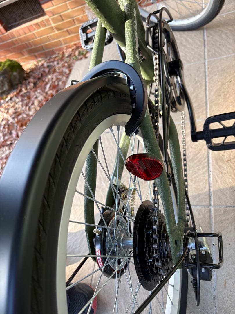 S*5様 Jeep 折りたたみ自転車 JE-206G (オリーブ) 現行モデル