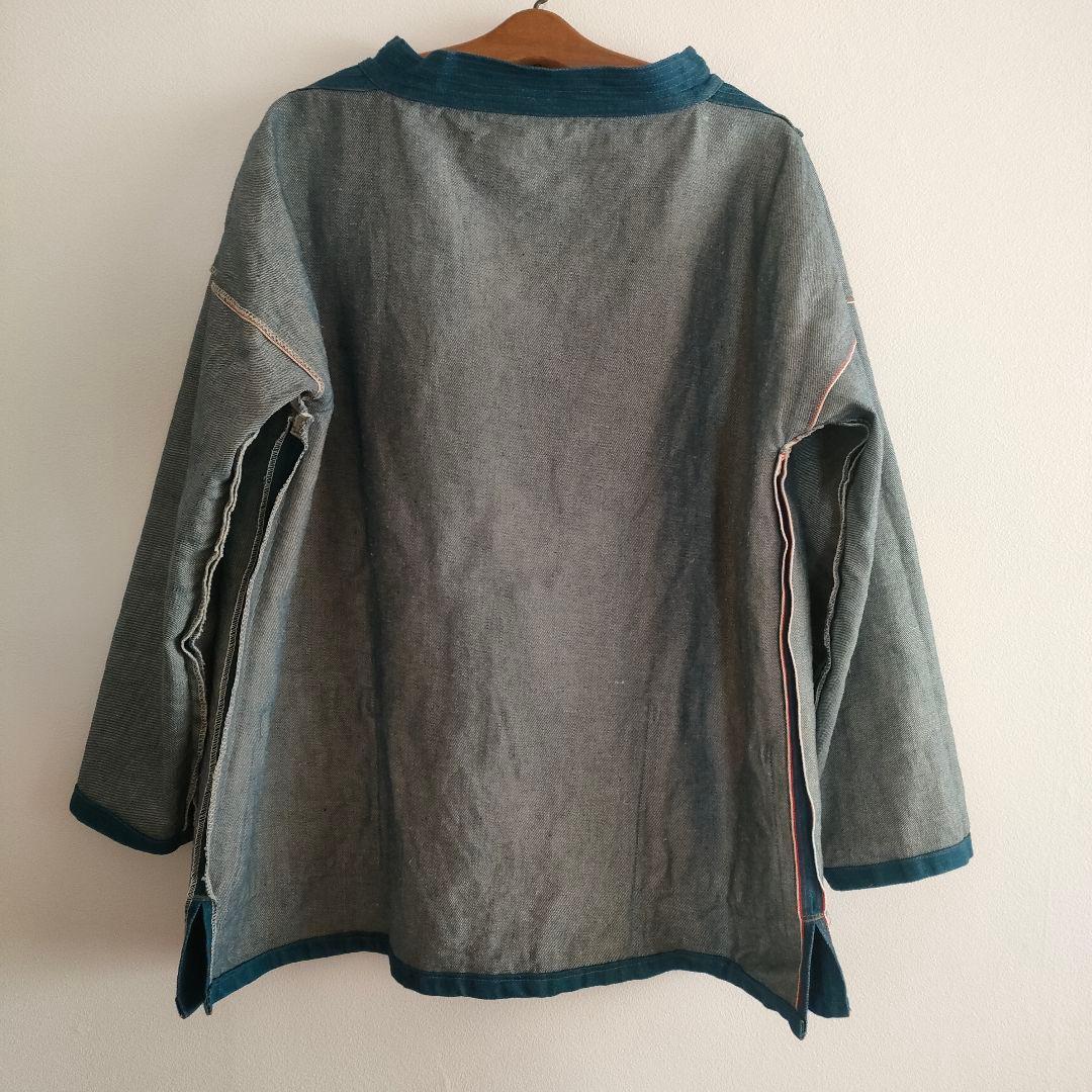 ジャケット・アウター BROWN TABBY WORKS denim fisherman smock