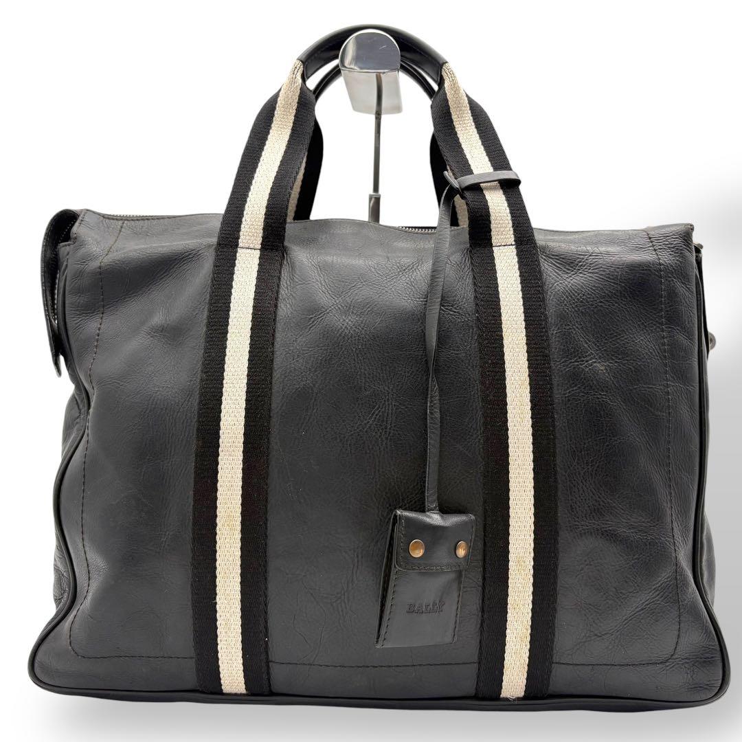 バリー BALLY トートバッグ ハンドバッグ トレスポ レザー ブラック A4