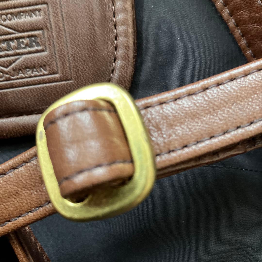 ポーター　PORTER ブラウン 革　 レザー ショルダーバッグ日本製