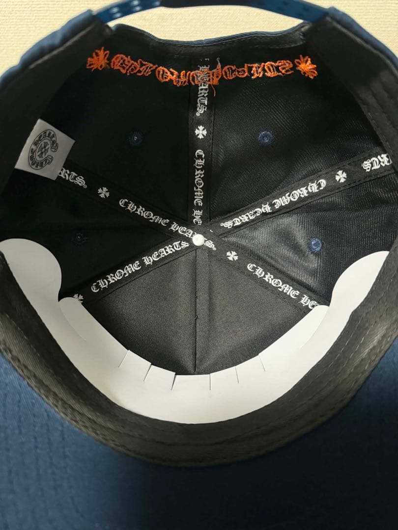 CHROME HEARTS ネイビーキャップ