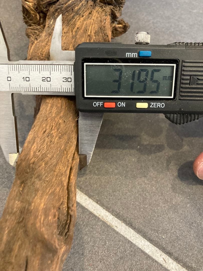 アカザ杖　木製 杖 高さ1900mm 直径31.95mm