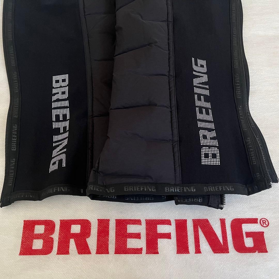新品★黒 18,700円 BRIEFING ハイブリッドダウンレッグウォーマー