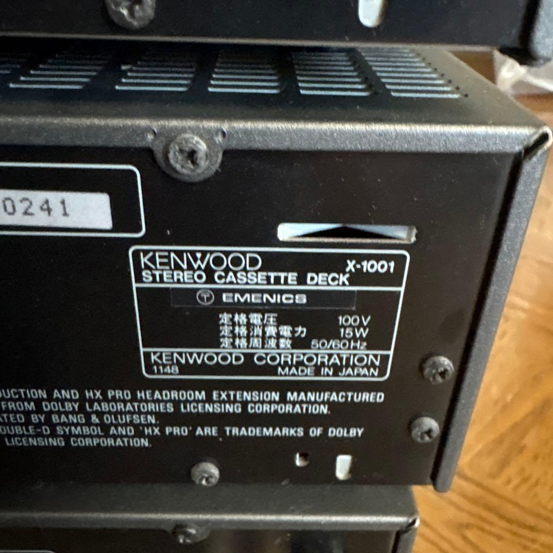 KENWOOD CDデッキ・カセットデッキ、チューナー、コンポセット
