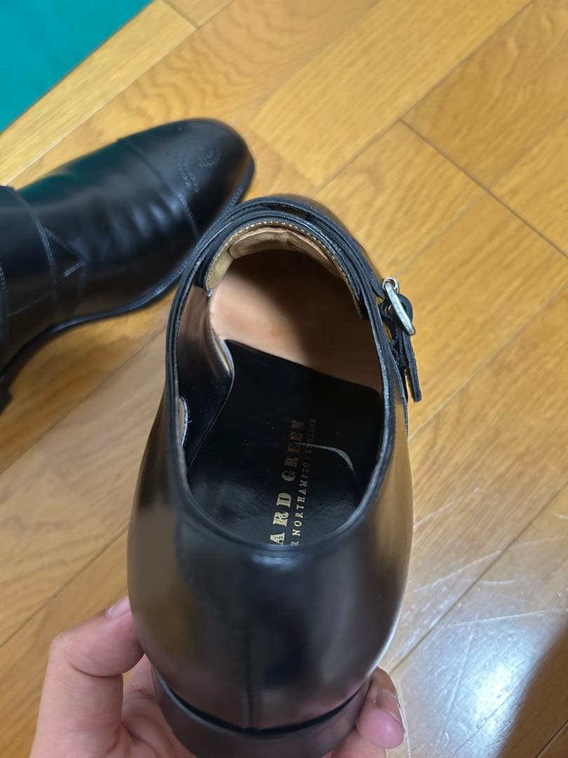 エドワードグリーン　モンクストラップ