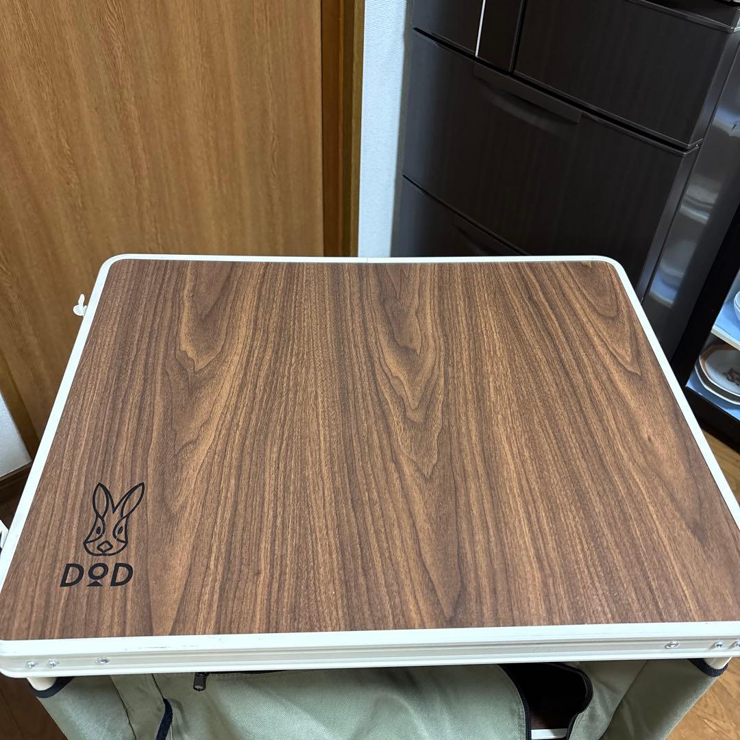 DOD. マルチキッチンテーブル　カーキ ミトン　鍋敷セット