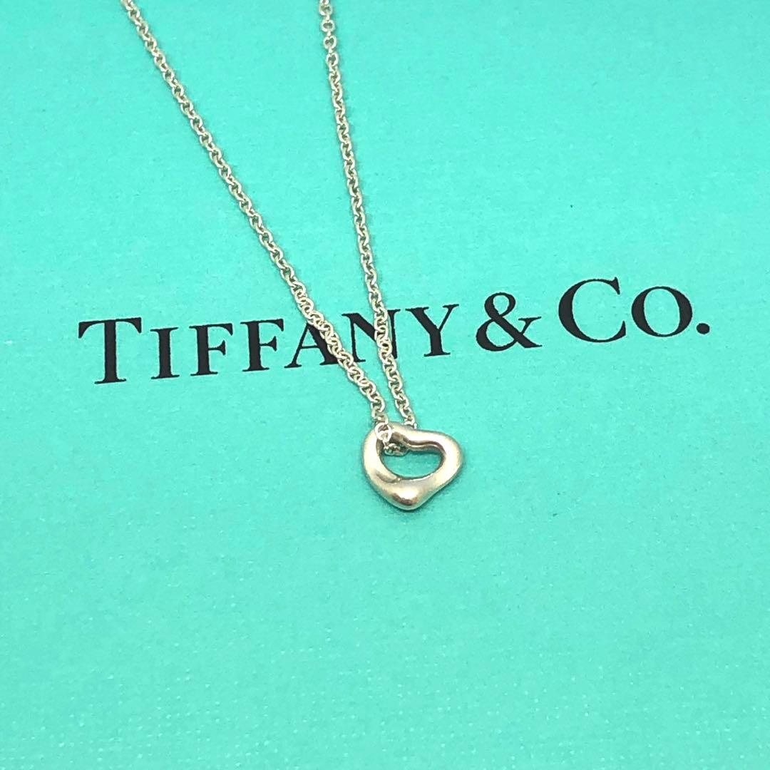 【専用‼︎】ティファニー オープンハート ネックレス オンライン限定 7mm