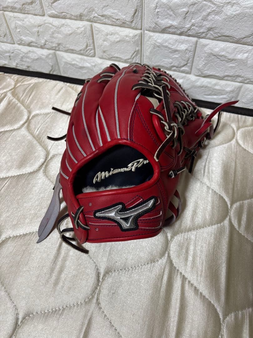 ミズノプロ 硬式オーダーグローブ レッド