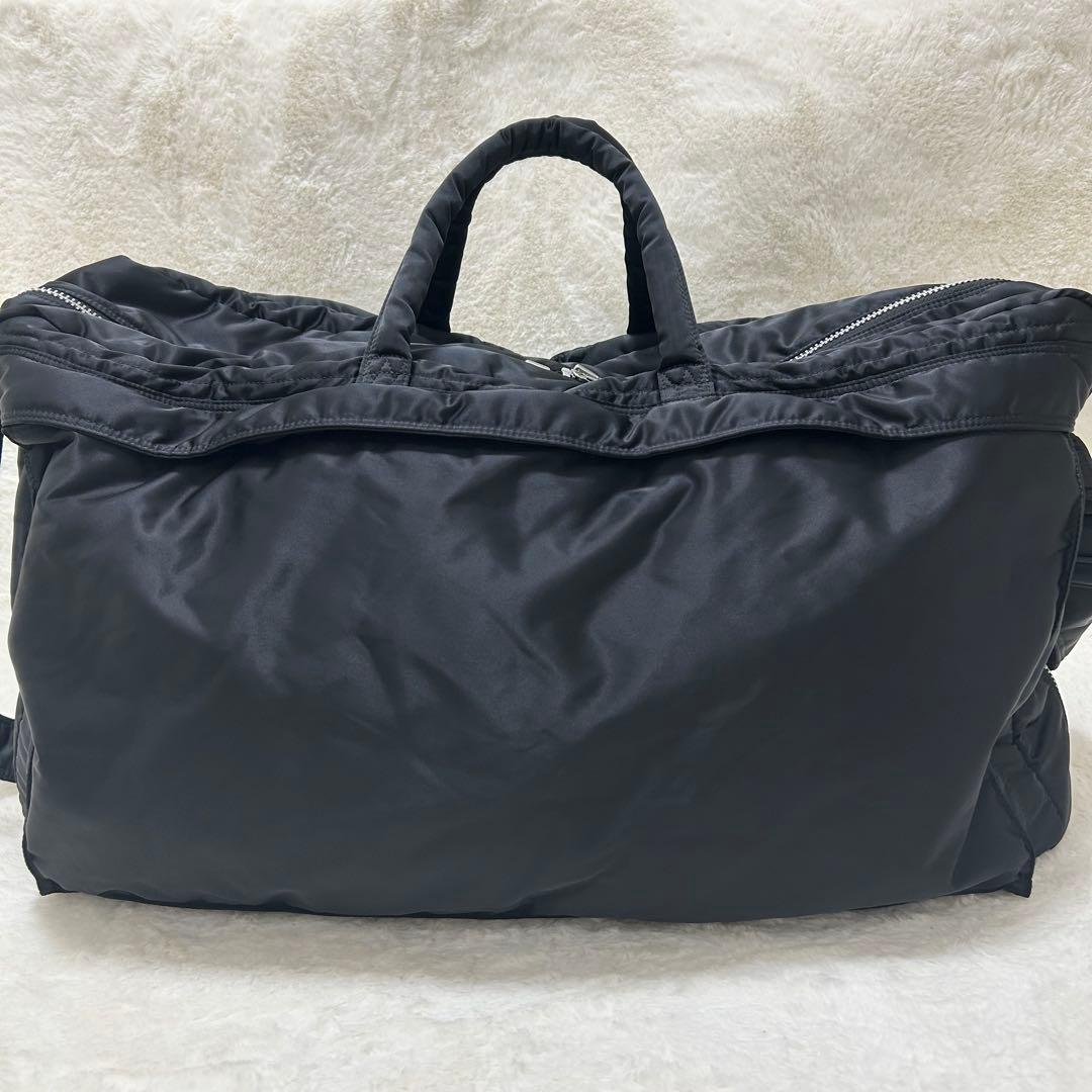 【極美品】ポーター タンカー 2way ボストンバッグ 大容量　ロゴ