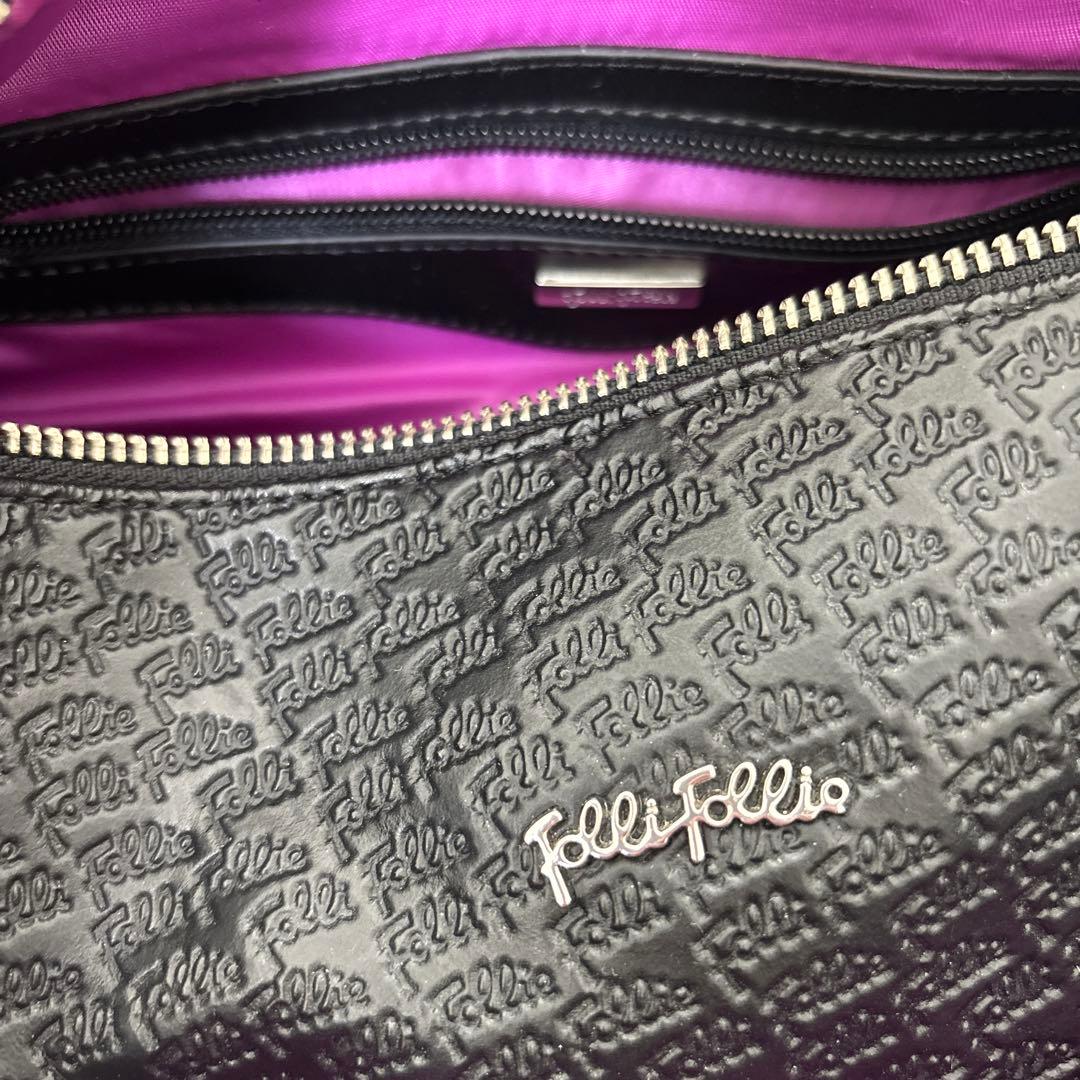 匿名配送　フォリフォリ　バック　お財布　ブラック