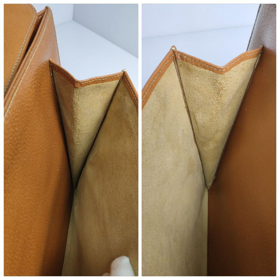 GUCCI 2way ビジネスバッグ ショルダー 肩がけ レザー ハンドバッグ