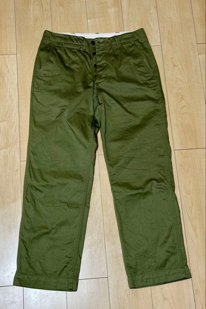ウエアハウス warehouse 1082 チノ トラウザーズ チノパン 33