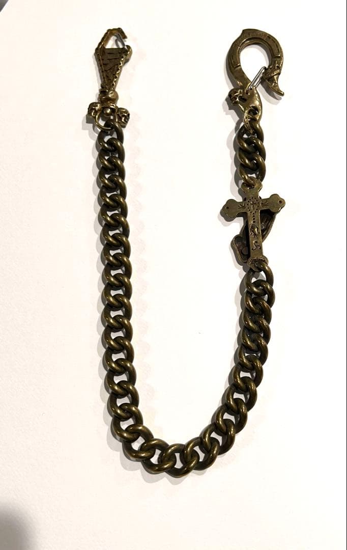 真鍮製ウォレットチェーン