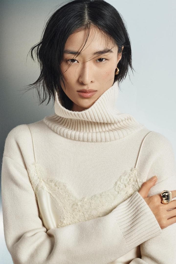 完売品 ZARA ZW アシンメトリーレースワンピース L 人気