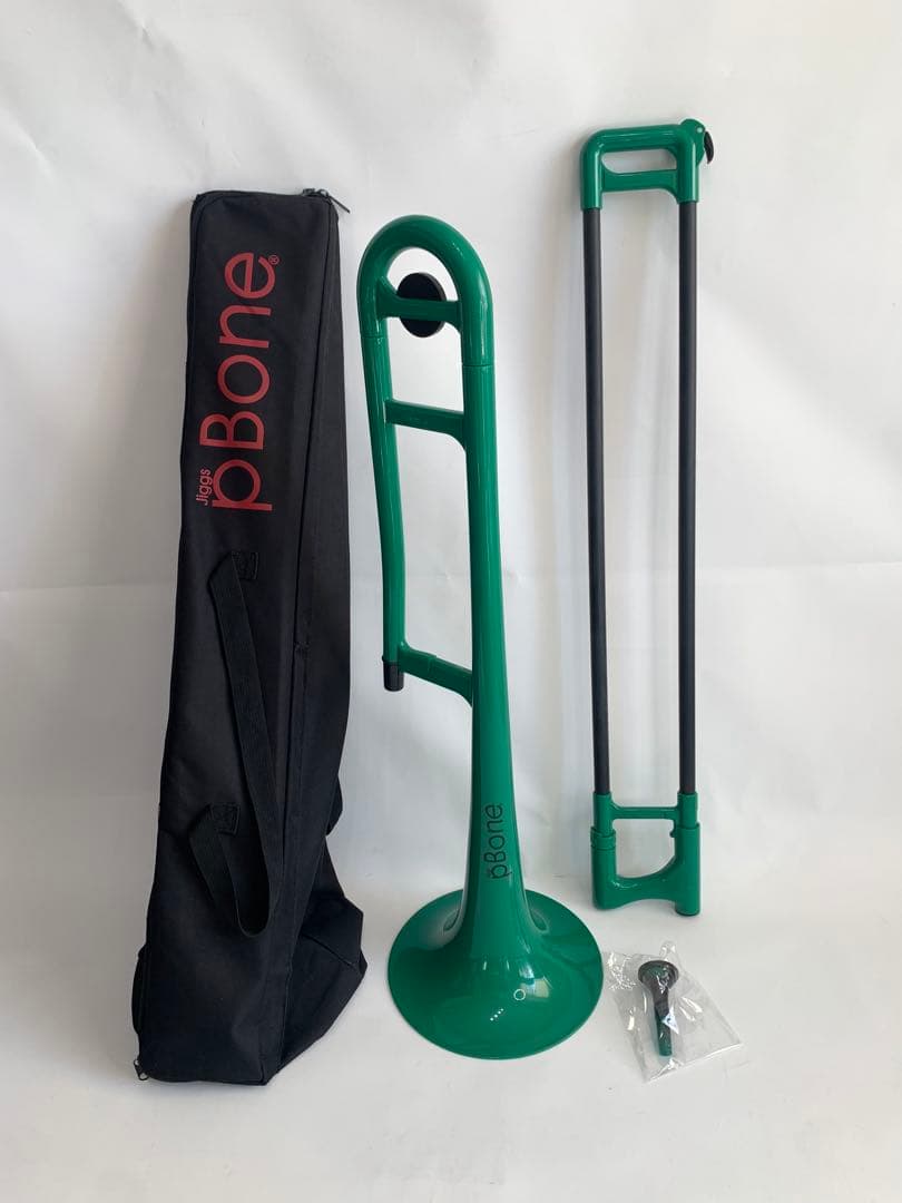 pBone グリーン　トロンボーン 本体
