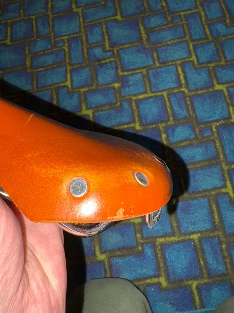 BROOKS ブルックス スワロー B15 クローム ハニーレザーサドル