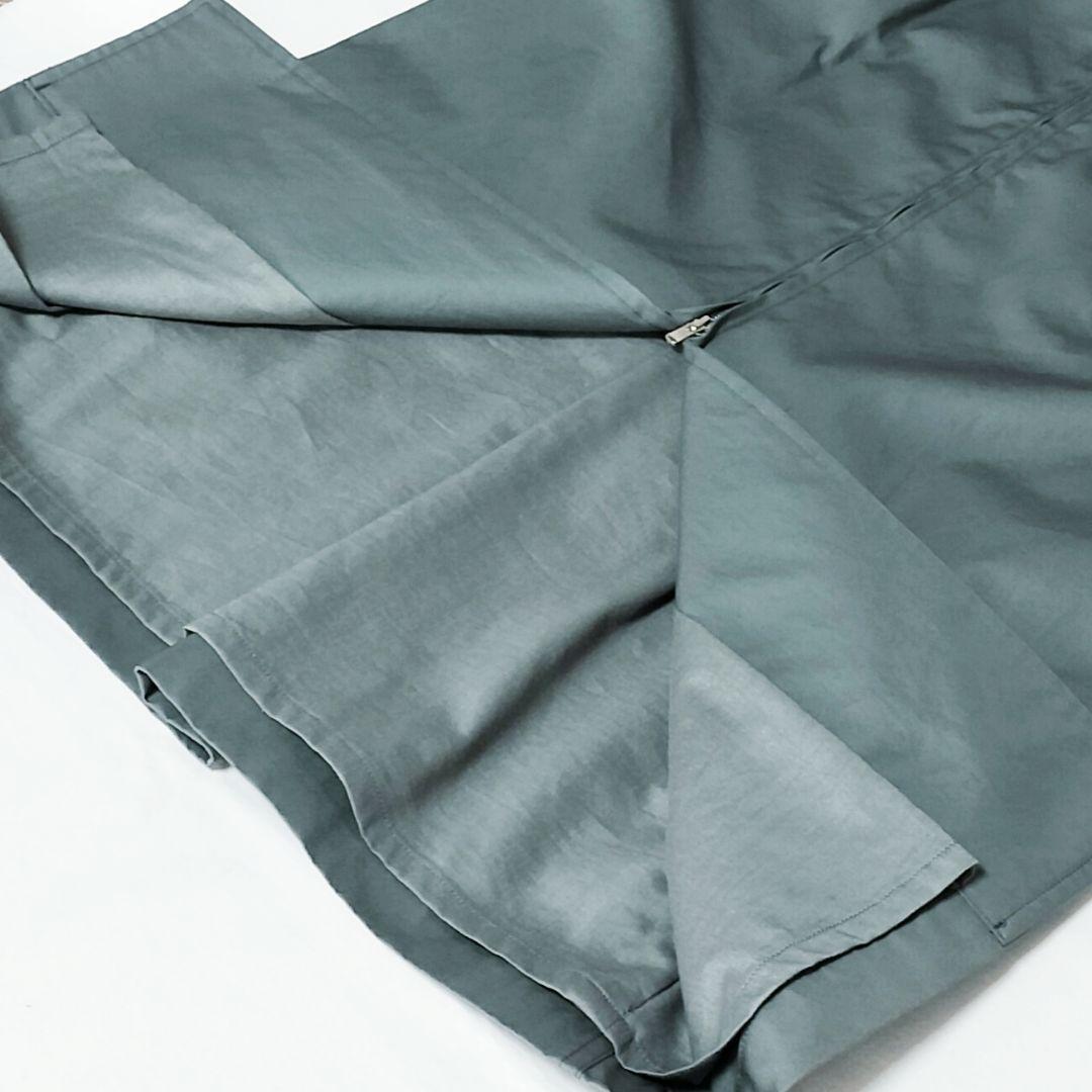 美品 LOEFF コットン ギャバ MA-1 ワンピース カーキ 1