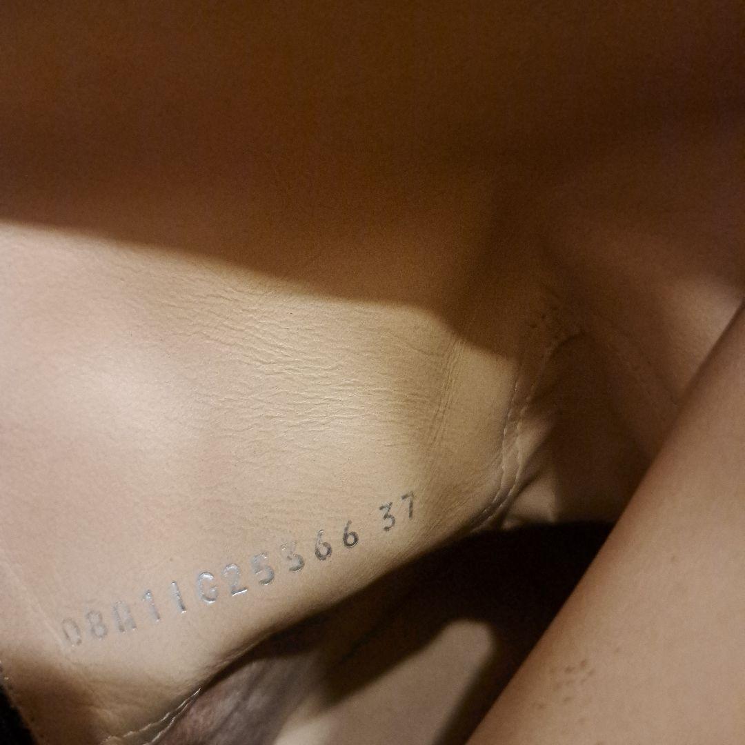 ただ CHANEL ロングブーツ 黒 スエード レザー　キルティング 37