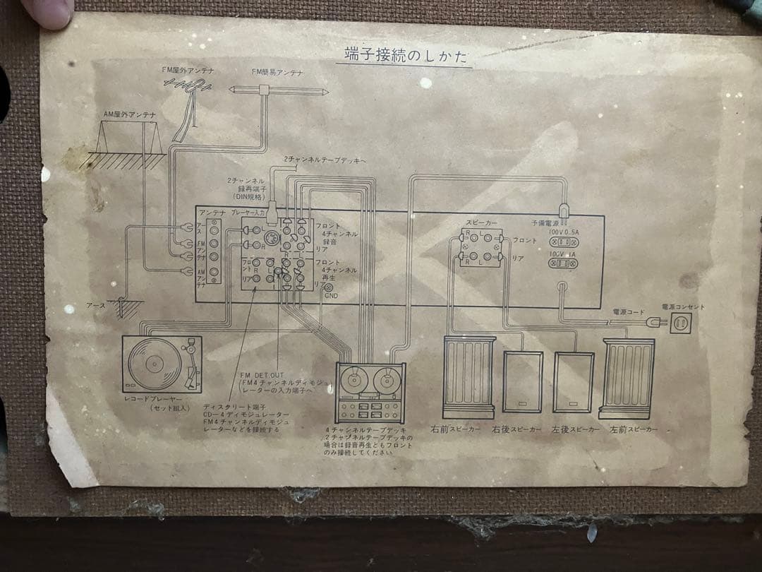 レコードプレイヤー　ジャンク　DIATONE