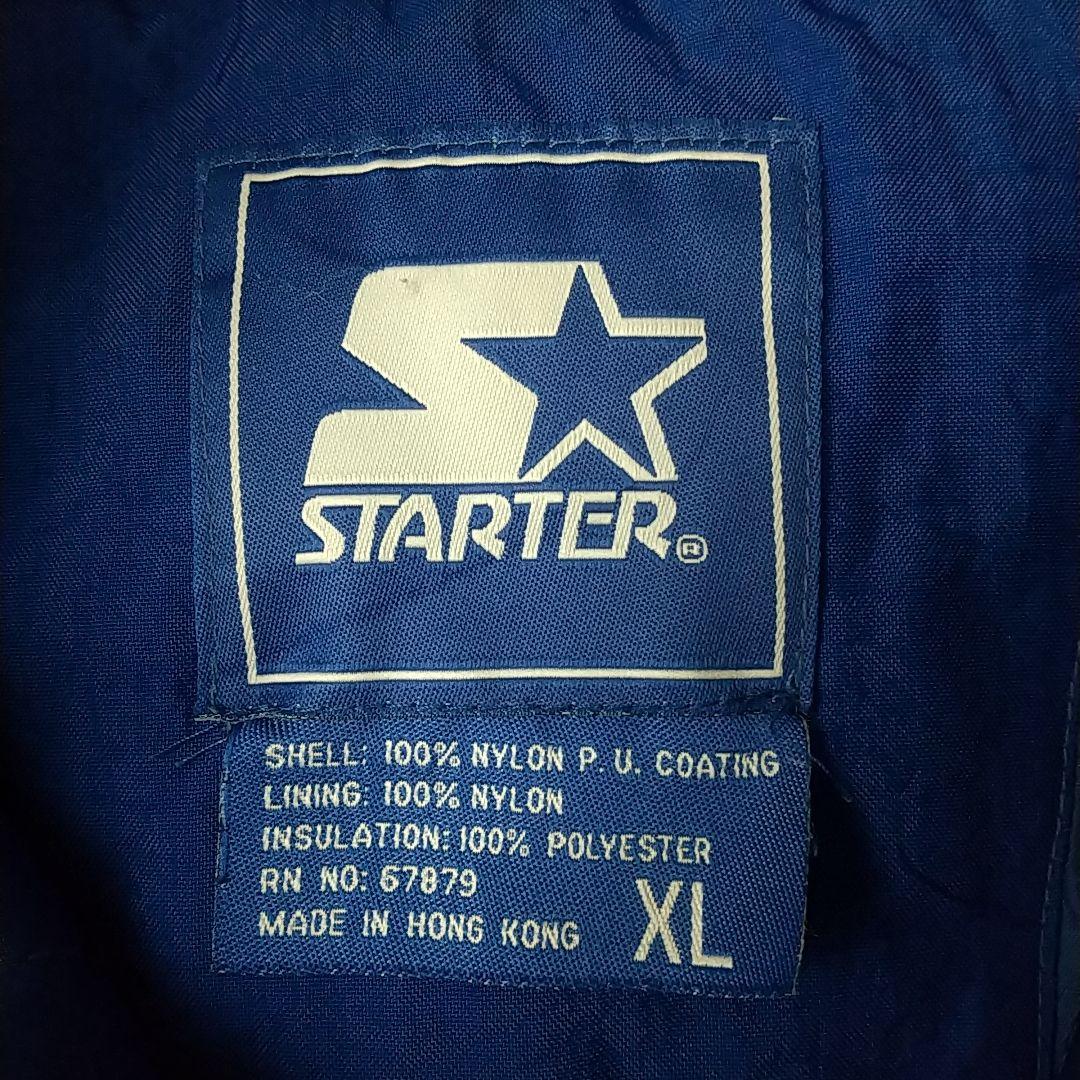 スターター 刺繍 ケンタッキー 中綿 ハーフジップ アノラック ジャケット