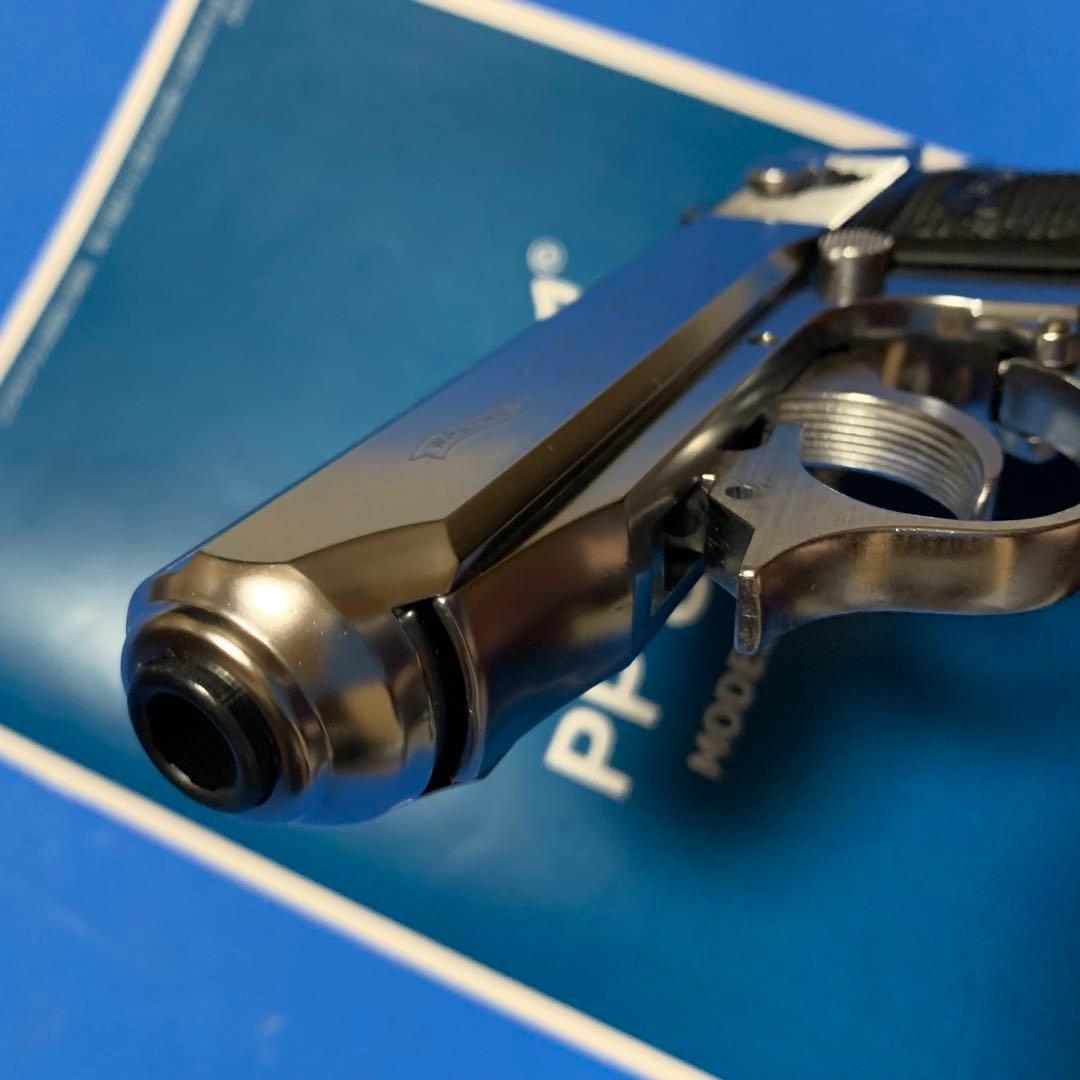 ⭕️★マルシン ワルサーPPK/S シルバー ABS樹脂製 未発火モデルガン