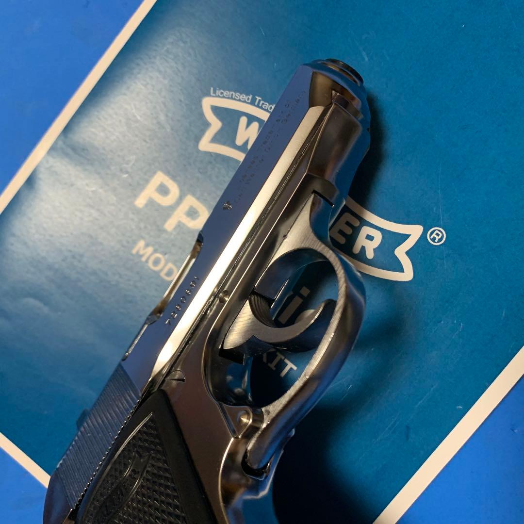⭕️★マルシン ワルサーPPK/S シルバー ABS樹脂製 未発火モデルガン