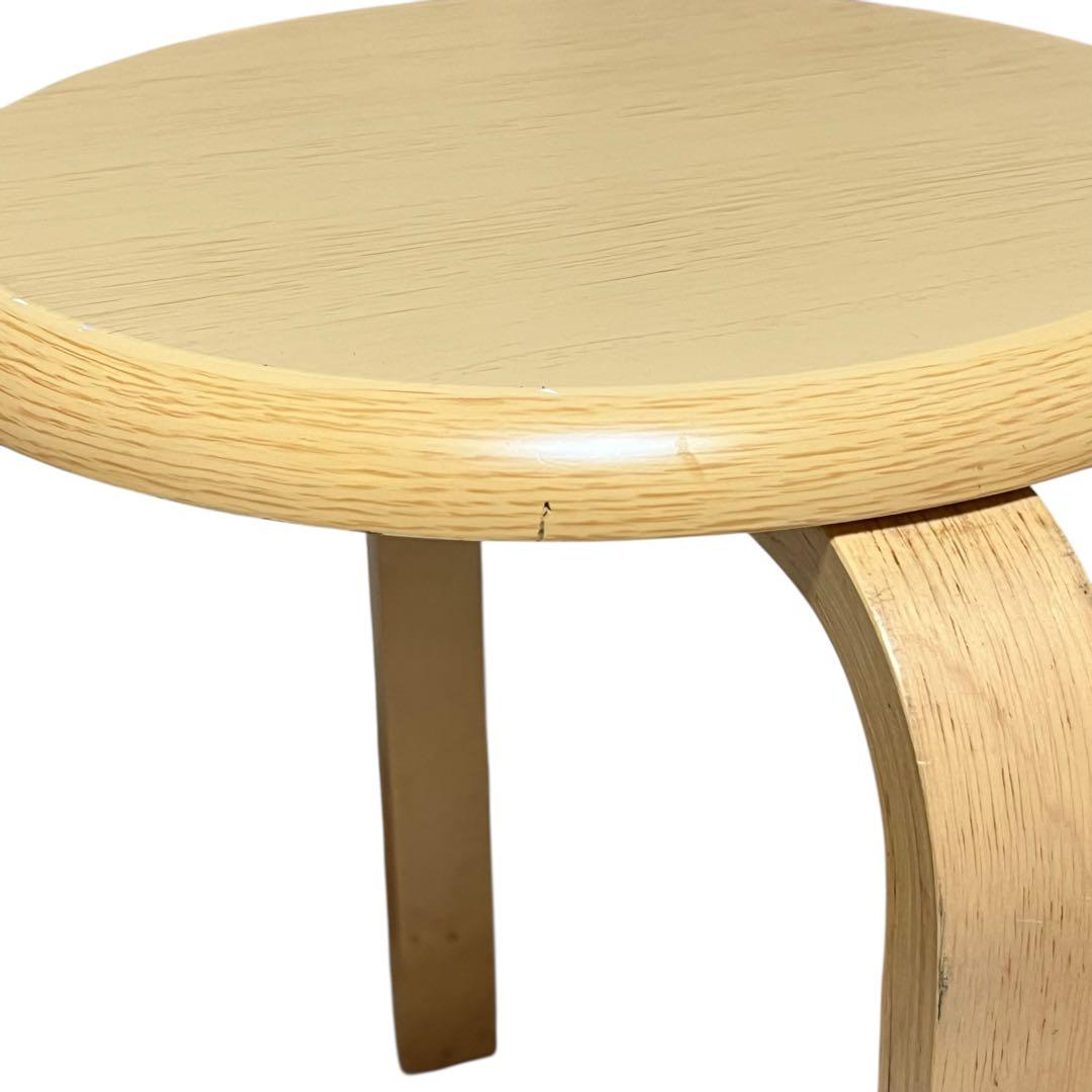 木製曲木チェア スツール スタッキング ナチュラル 4脚セット　不二貿易