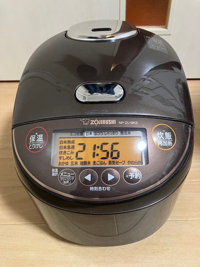 象印 圧力IH炊飯ジャー NP-ZU18KS　（一升焚き）　炊飯器