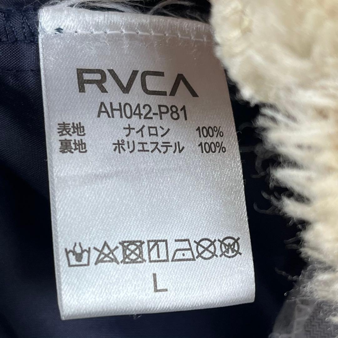 ロンハーマンRVCA BARRY McGEEネイビー ボア付きコーチジャケット