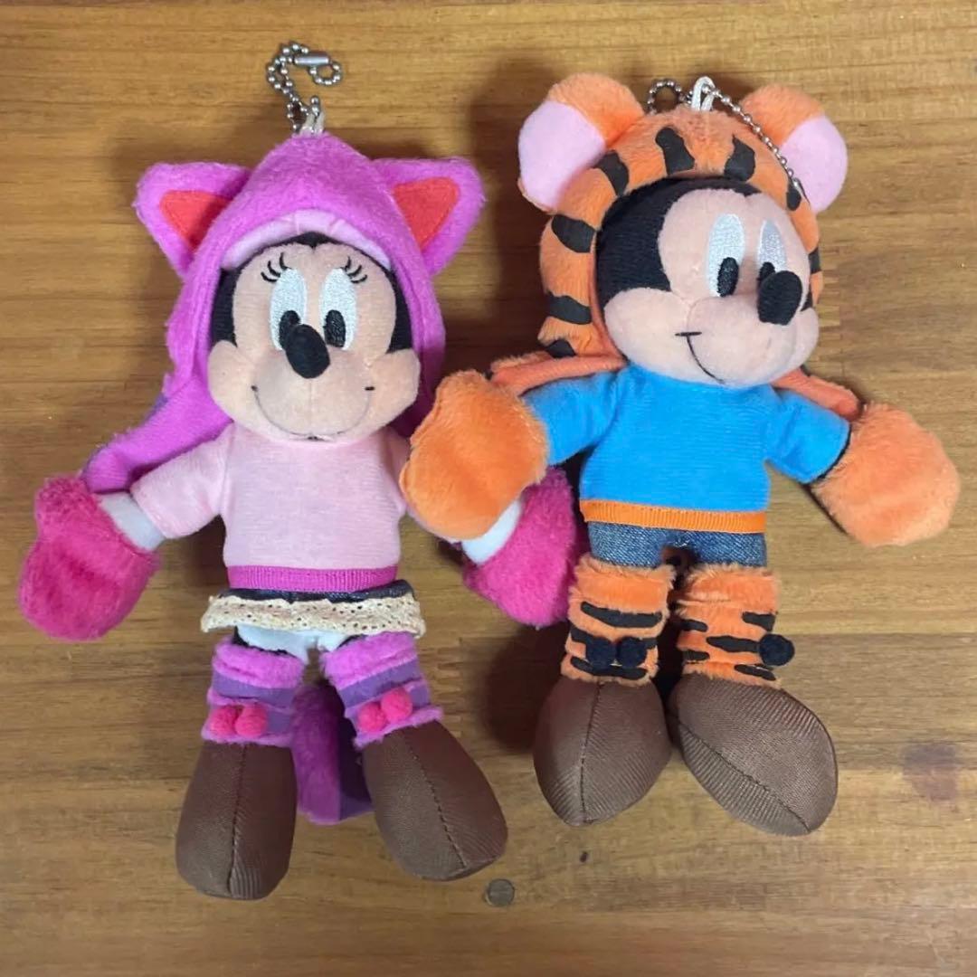 ディズニー　ぬいぐるみ　ファンキャップ　ミッキー　ミニー　ティガー　チェシャ猫