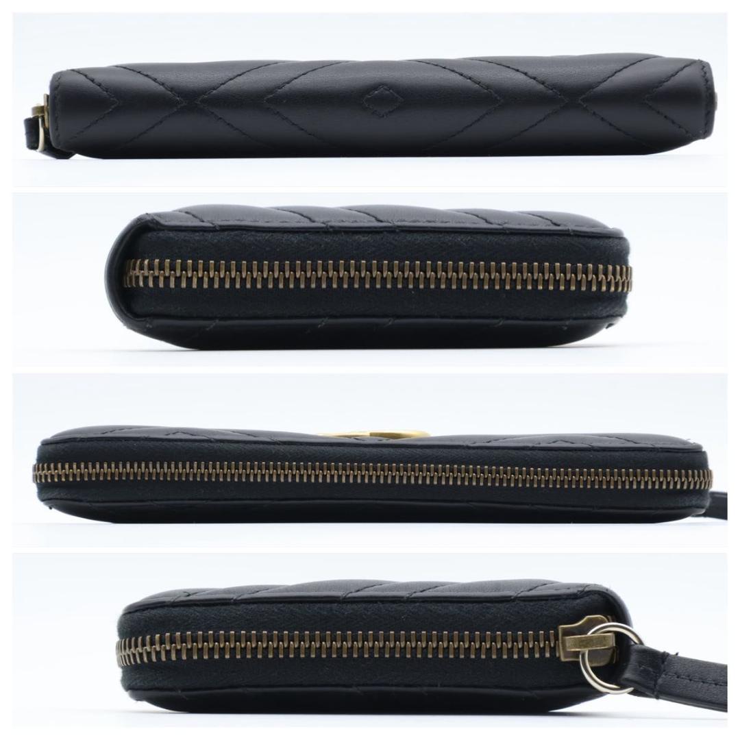 【極美品】GUCCI GGマーモント　長財布　オーガナイザー　黒