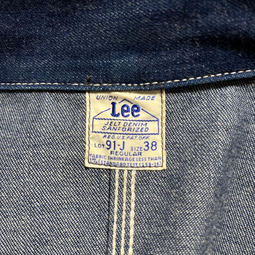 lee 91-j ハウスタグ　ユニオンメイド　復刻　カバーオール　濃紺　2412