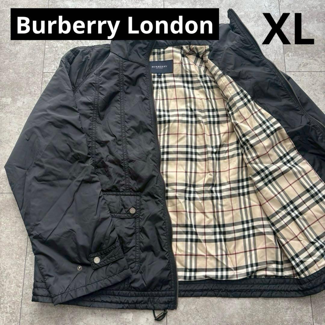 【美品】Burberry London ノバチェック　ナイロンジャケット