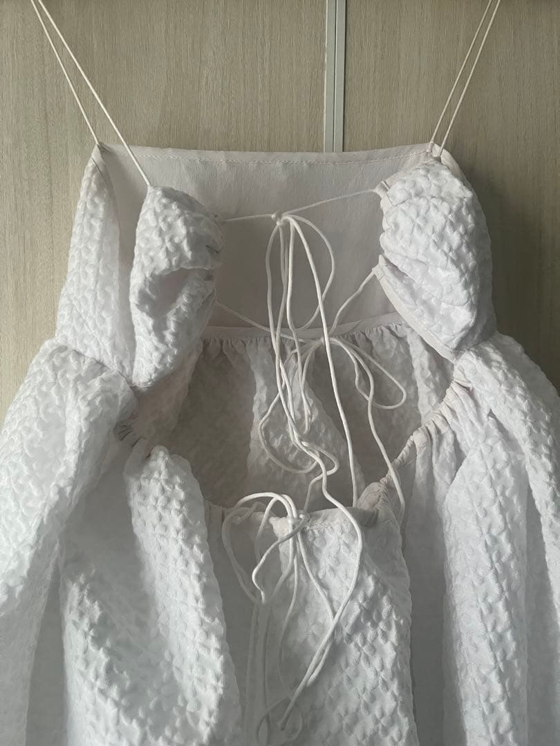 cecilie bahnsen selena top キャミ 白 UK6