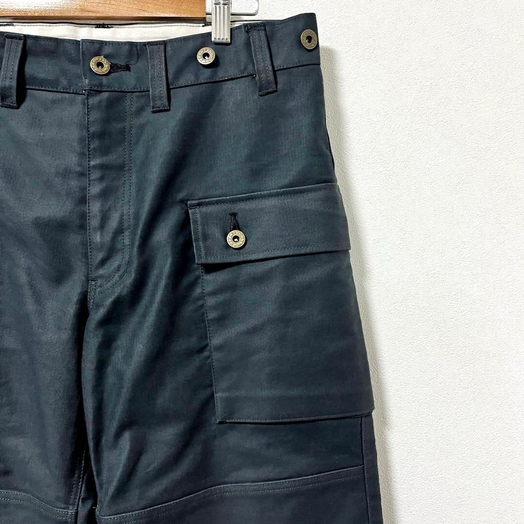 《PABLO VINCI》Oiled Chino Pants M Navy