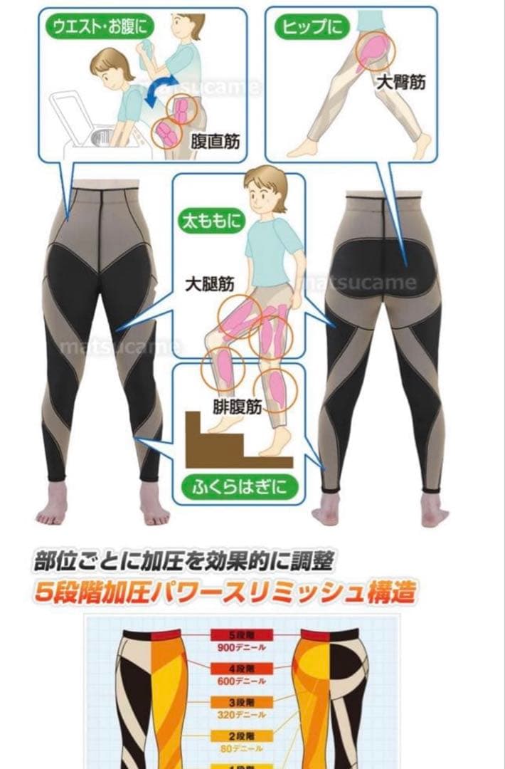 2組セット✨ヤーマン（L）加圧エクサアドバンス 履いて生活するだけでダイエット