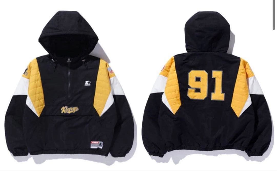 ジャケット・アウター xlarge STARTER HALF JIP JACKET