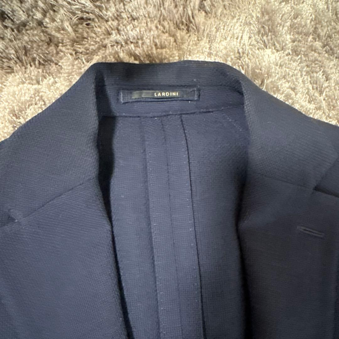 LARDINI ネイビー ビジネスジャケット