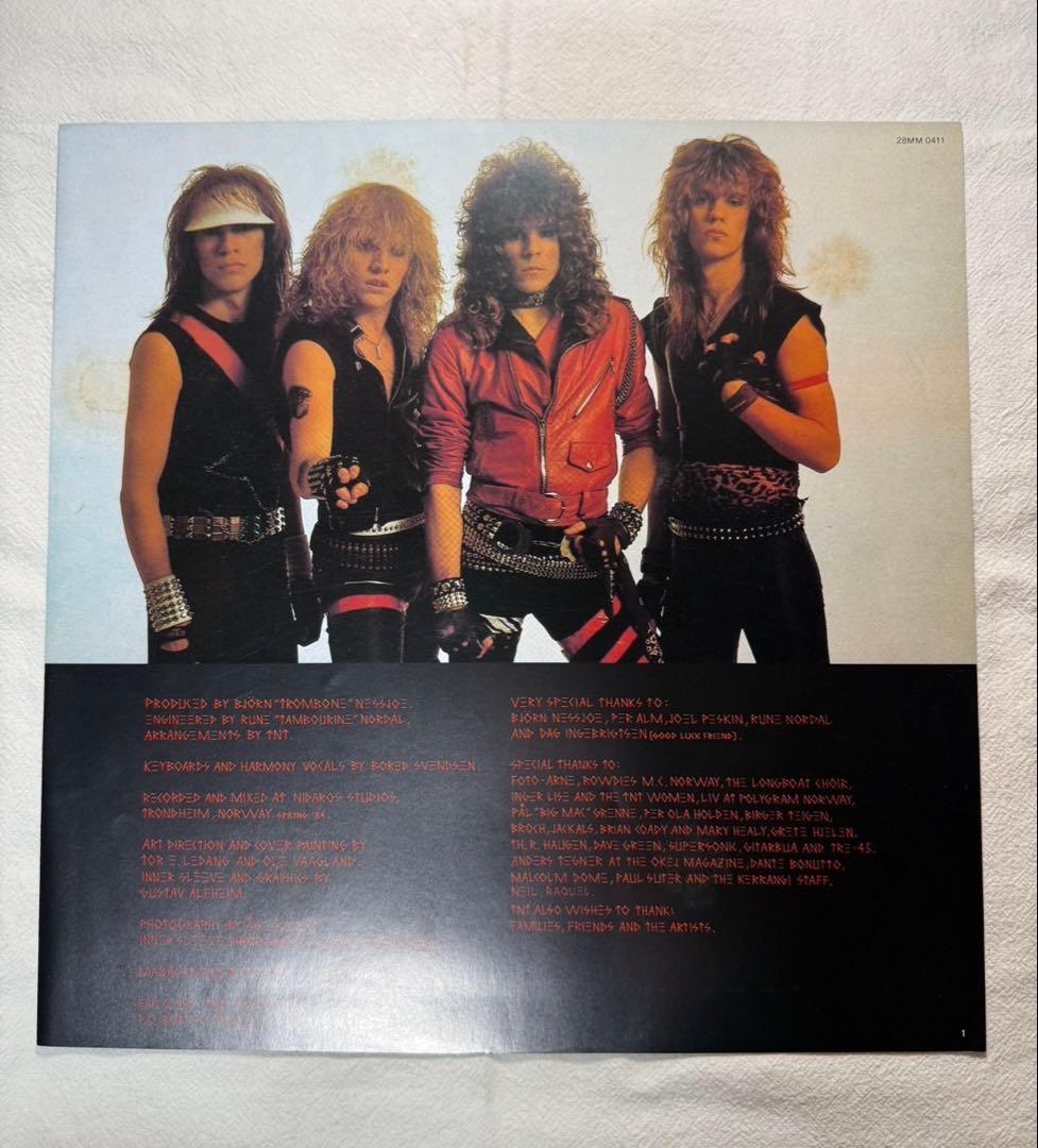 TNT Knights Of The New Thunder LP 帯付