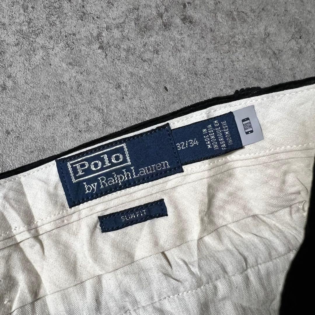 新品 Polo Ralph Lauren コーデュロイパンツ 黒 32/34