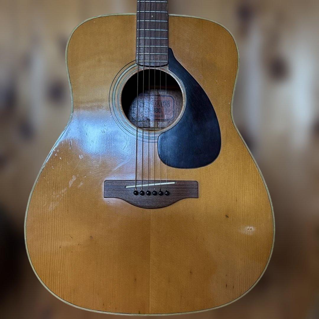 名機　YAMAHA FG 180 赤ラベル➕ハードケース