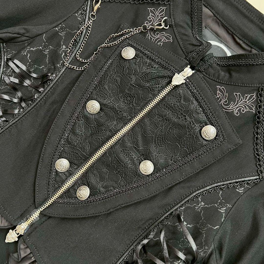 定価3万 OZZ ONESTE RoseFesta ジャケット 燕尾 刺繍 黒