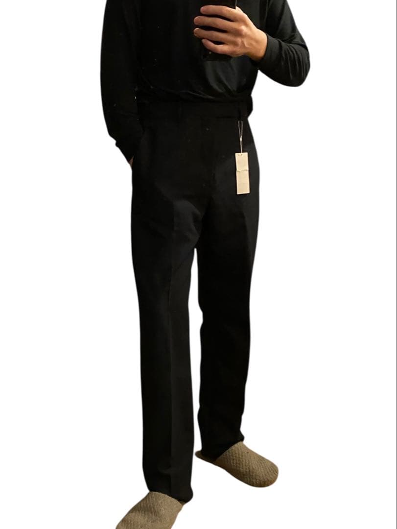 〜00s デッドストック イタリア製 Helmut Lang ウールスラックス
