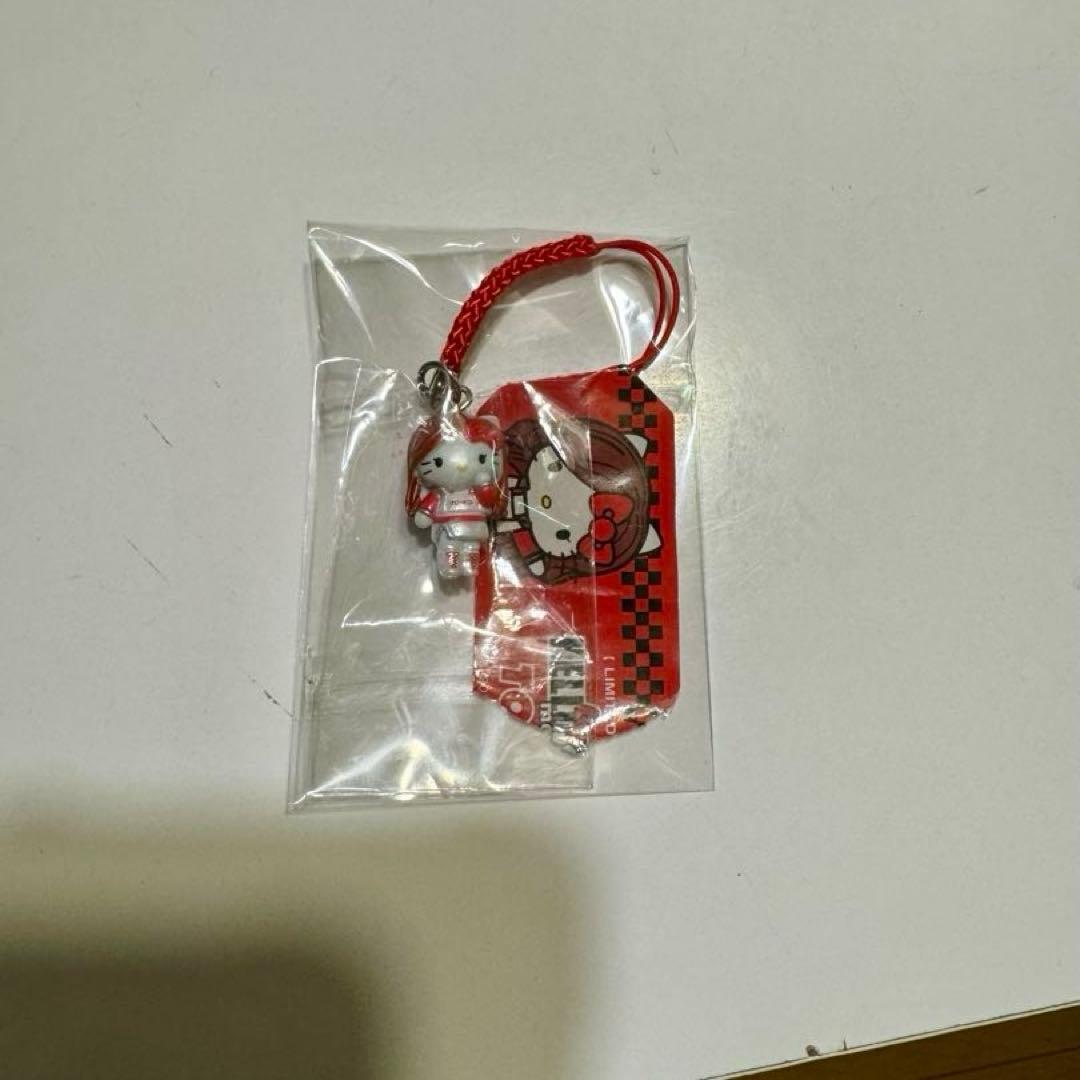 ハローキティ根付けストラップ　 meets TOM’Sストラップ　レア