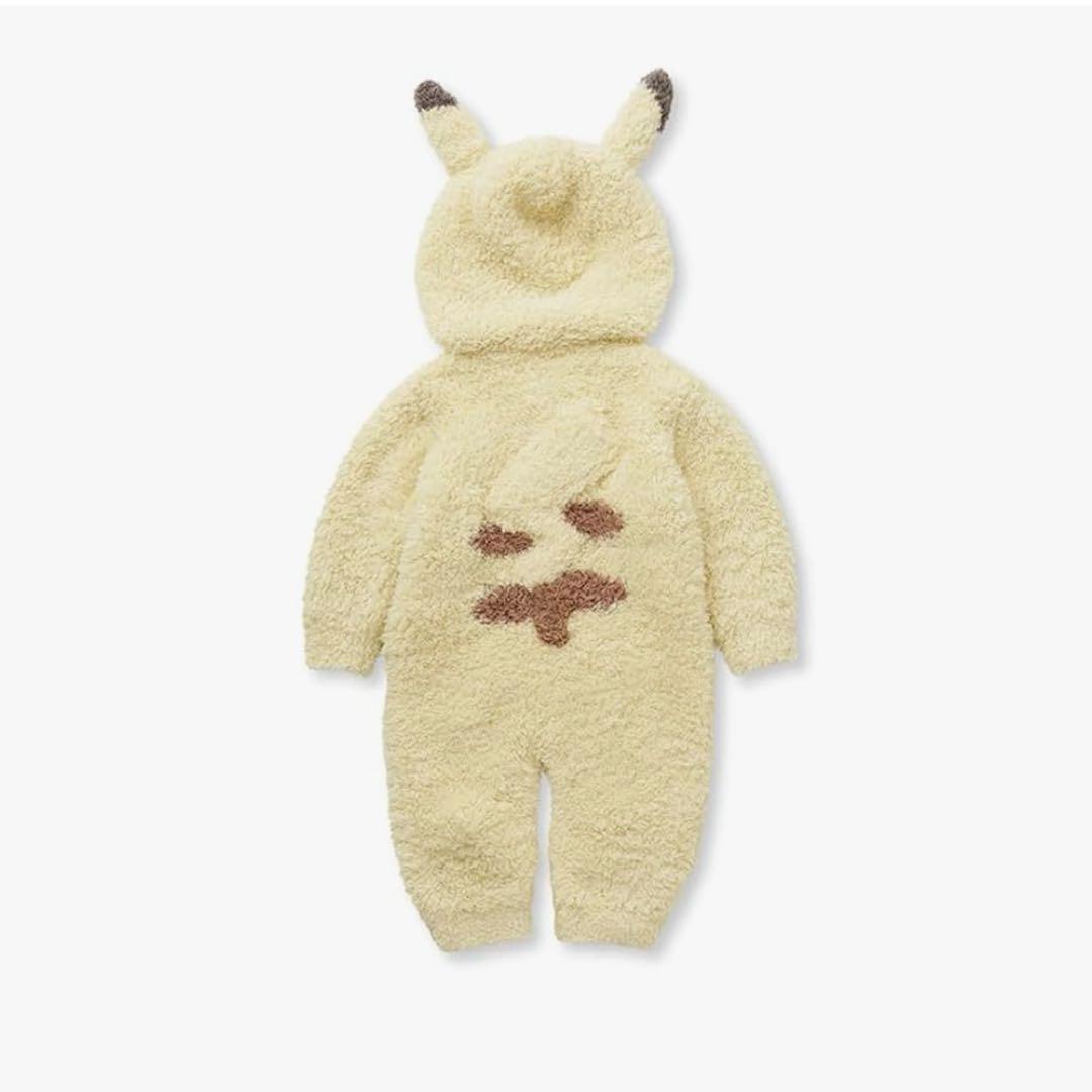 新品　ジェラートピケ　ポケモン　ピカチュウ　ロンパース　パジャマ　なりきり