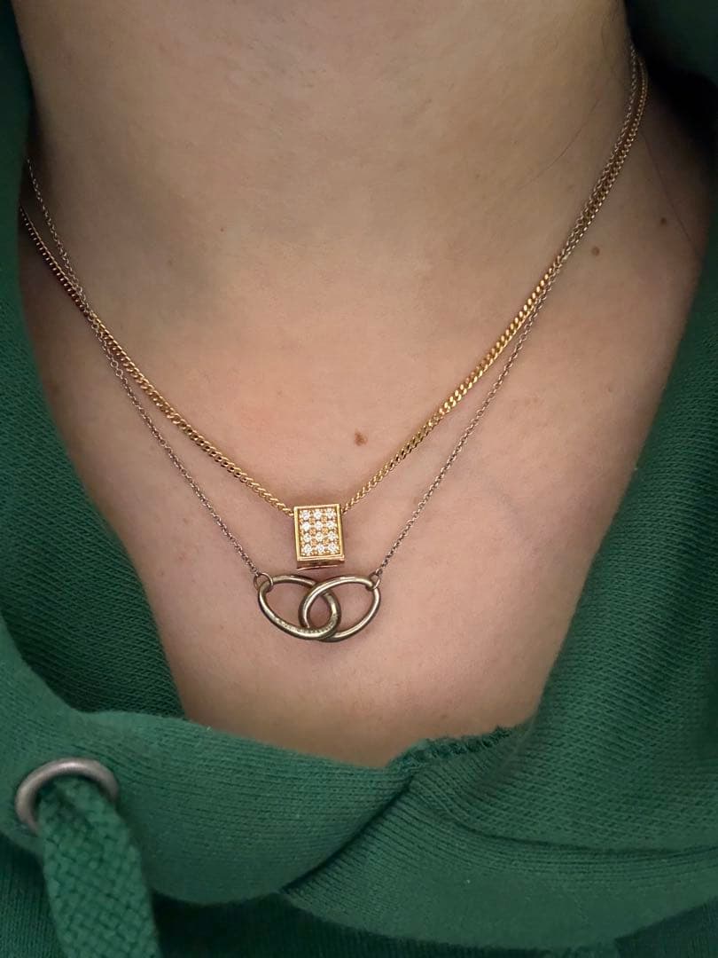 TIFFANY ティファニー ダブルループ ネックレス